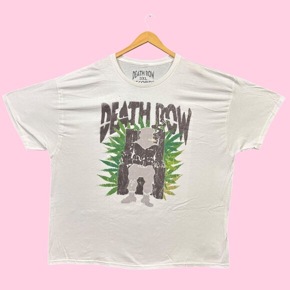 Death Row Records Electric Chair Logo Hip-Hop Tee 3XL - Picture 1 of 4